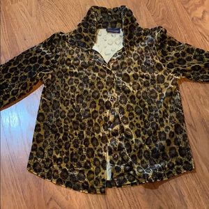 Leopard print top